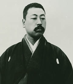 岡倉天心の写真（茨城県天心記念五浦美術館提供）