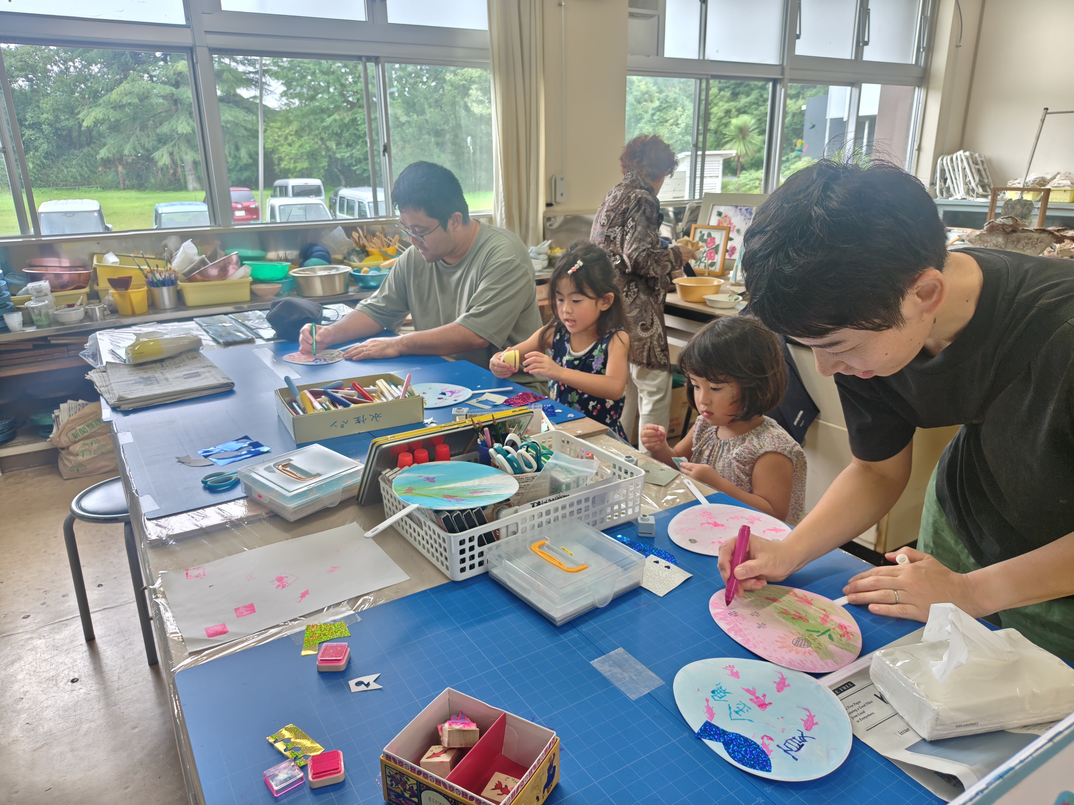 うちわ作り